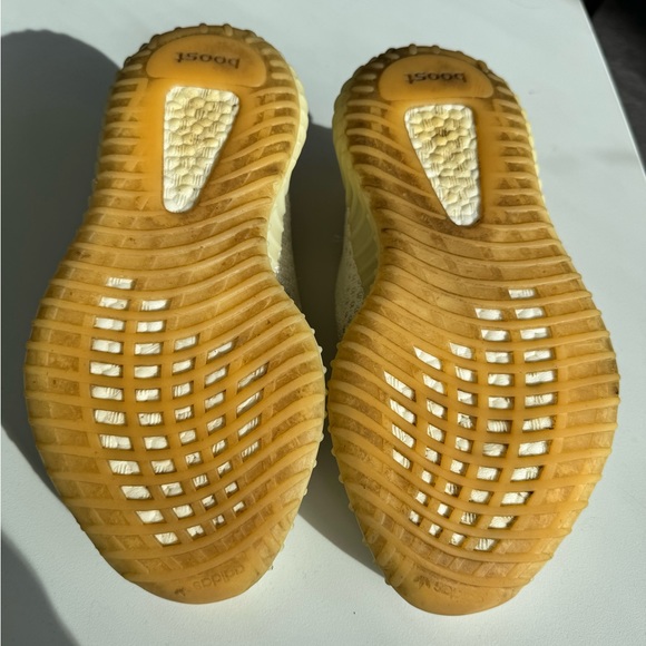 YEEZY BOOST 350 ECRU LIGHT MENS SZ 6 WOMEN SZ 8 GREAT CONDITION WITH ORDER INFO - Picture 7 of 9